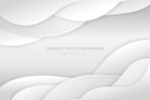 Gradient white monochrome background