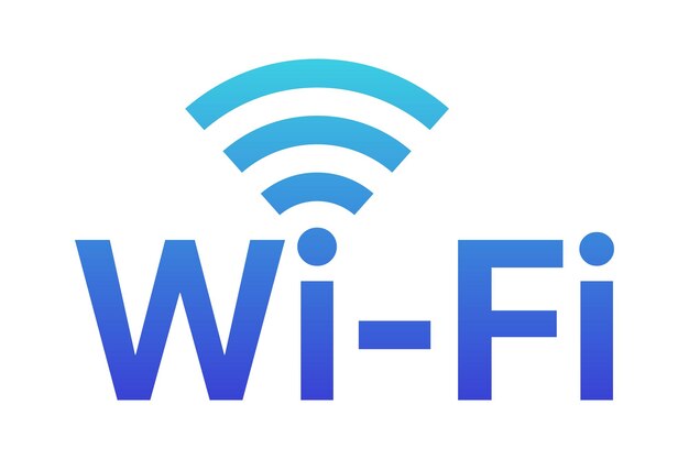 Символ Wi-Fi с градиентом