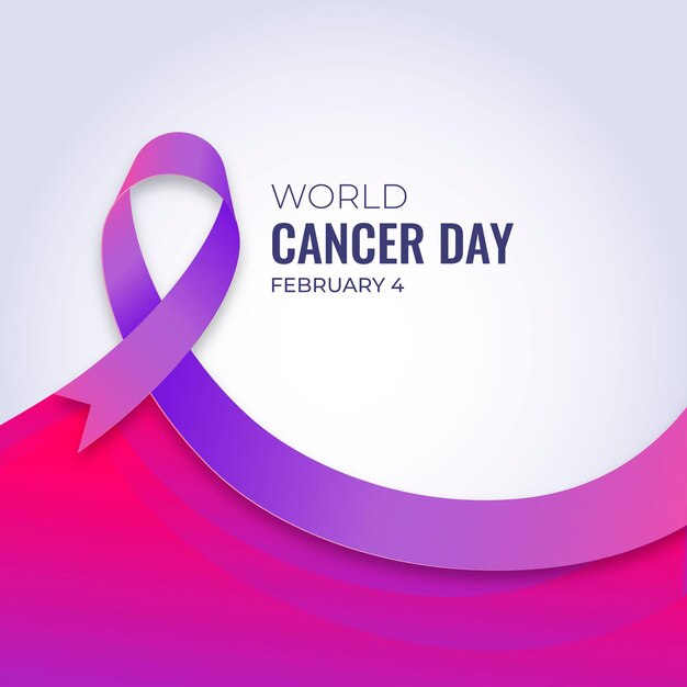 Gradient world cancer day