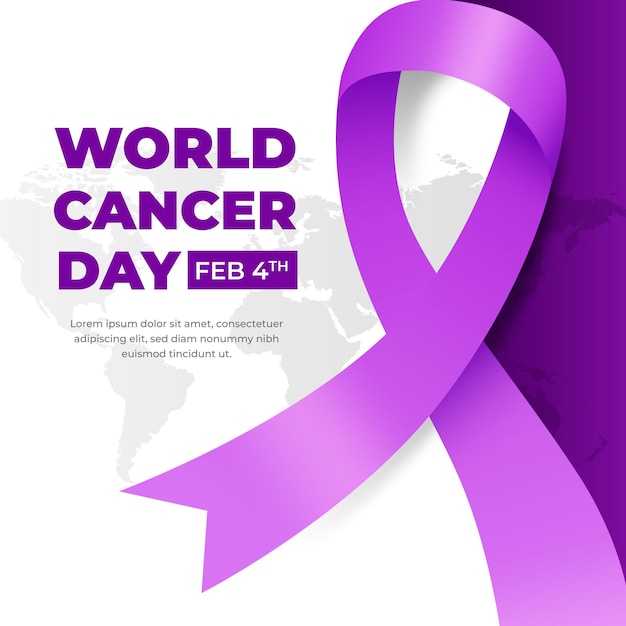 Gradient world cancer day