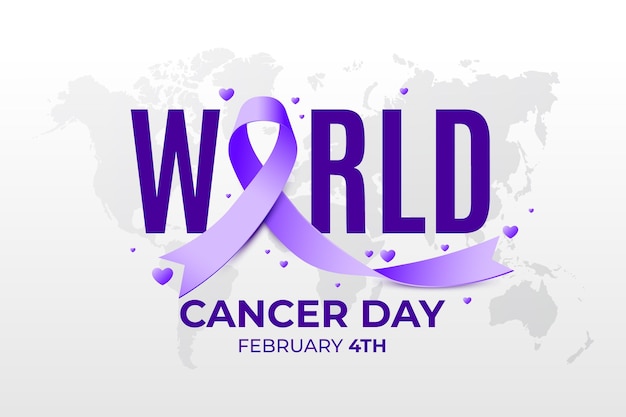 Gradient world cancer day