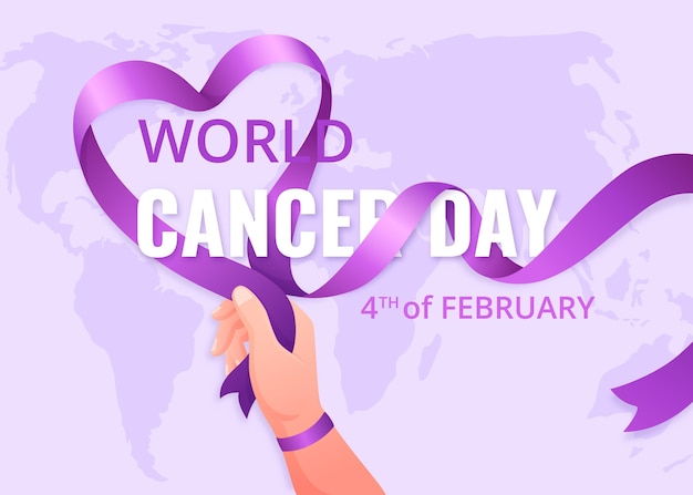 Gradient world cancer day