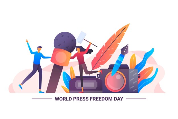 Градиент всемирный день свободы прессы