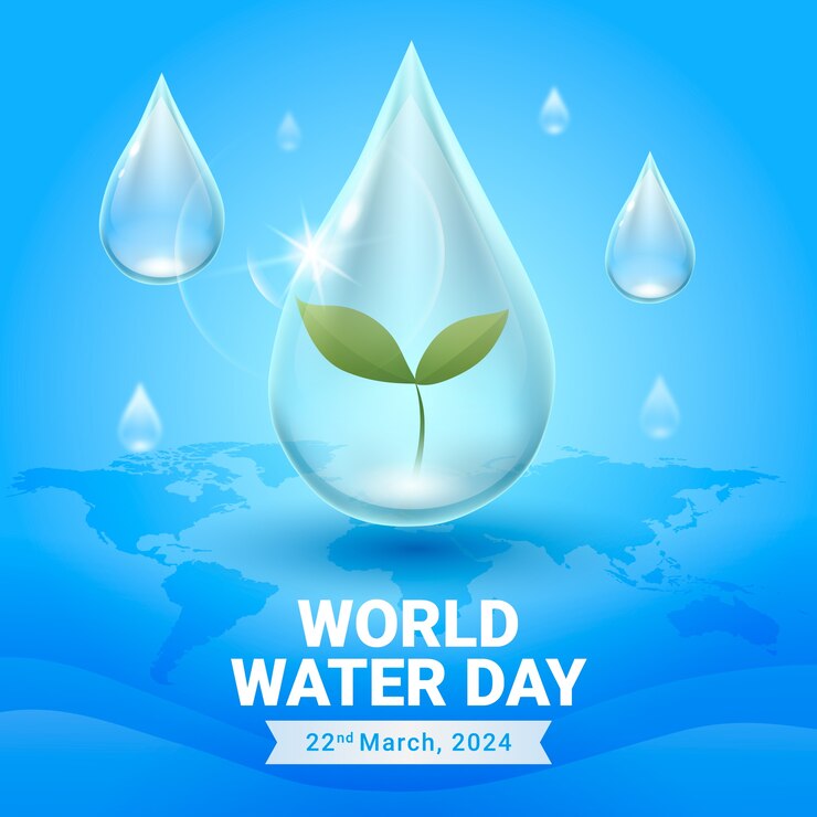 मुफ़्त वेक्टर gradient world water day illustration
