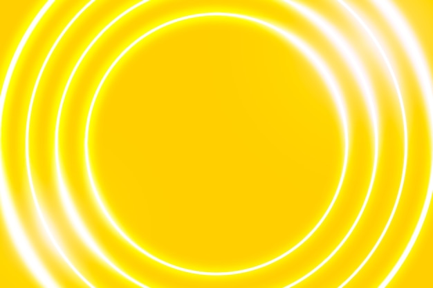 Free vector gradient yellow neon background