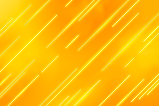 Free vector gradient yellow neon background