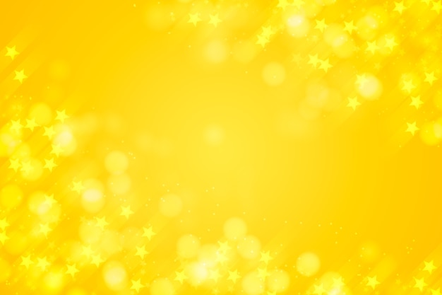 Gradient yellow star background