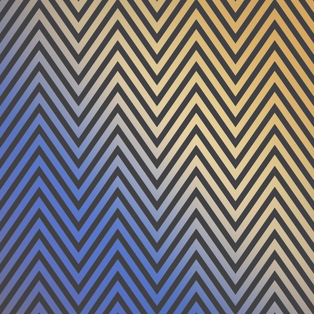 Gradient zig zag pattern, abstract geometric background. luxury and elegant stylei llustration Premium Vector