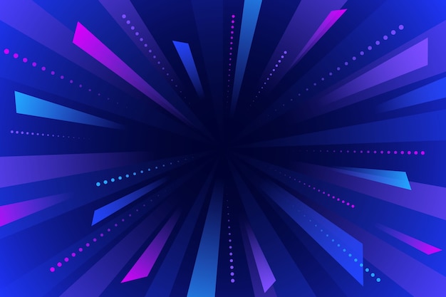 Free vector gradient zoom effect background