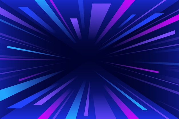 Free vector gradient zoom effect background