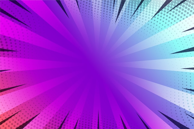 Free vector gradient zoom effect background