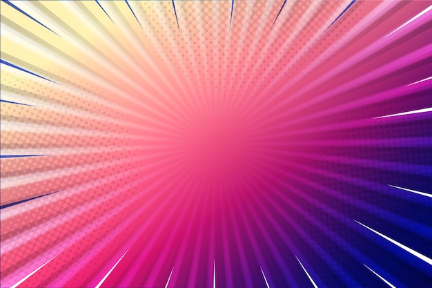 Gradient zoom effect background