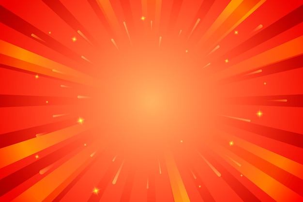 Gradient zoom effect red background