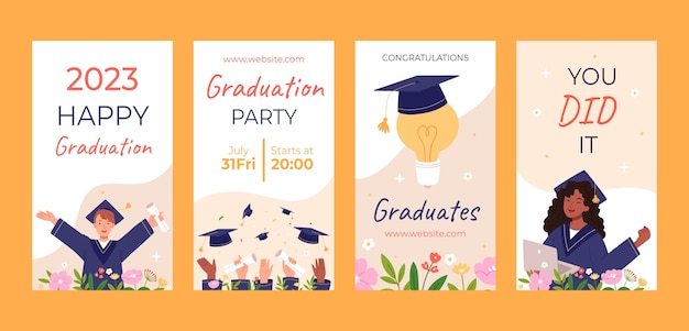 Graduation Design Template – Free Vector Template for Download