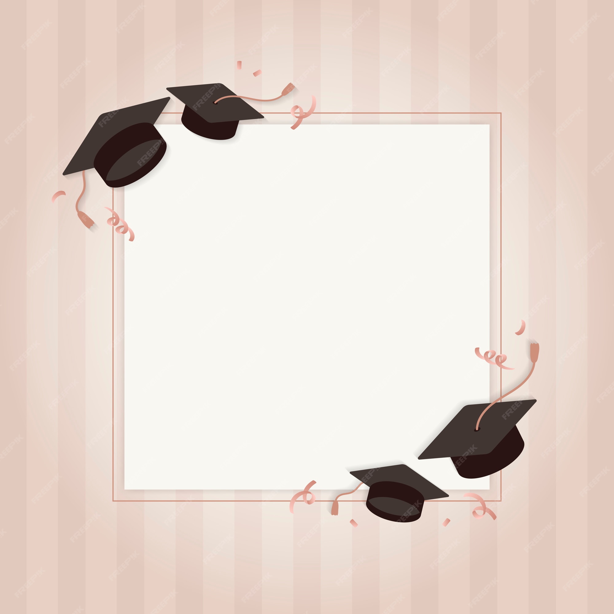Free Vector Graduation greeting card