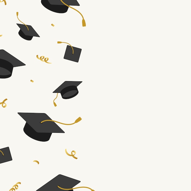 White Graduation Cap Images Free Vectors Stock Photos Psd
