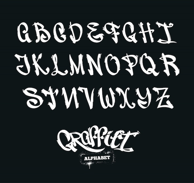 Graffiti alphabet