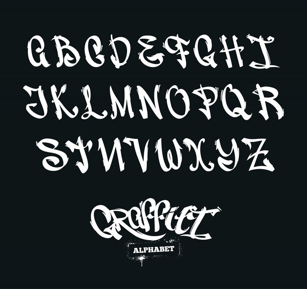 Graffiti alphabet