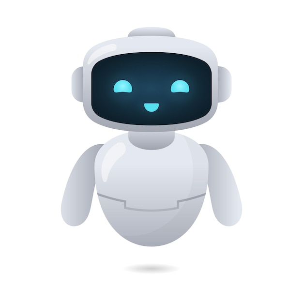 グレイデント アイ ロボット ベクトルアート