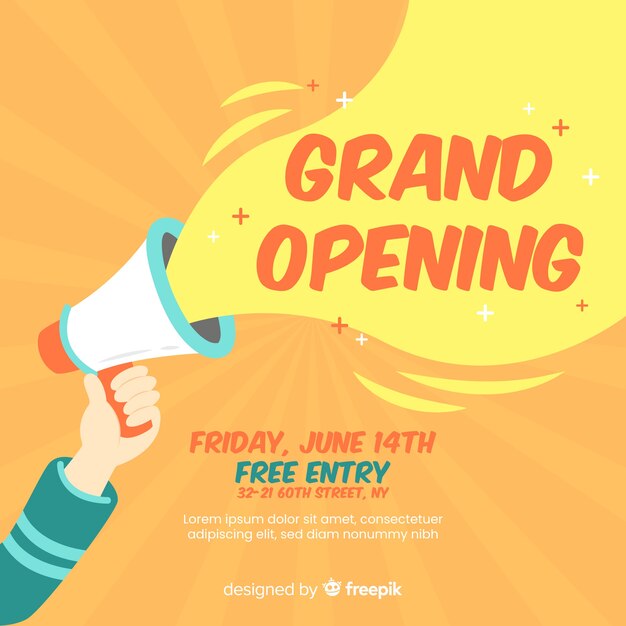 Grand opening