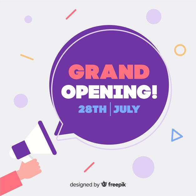 Grand opening