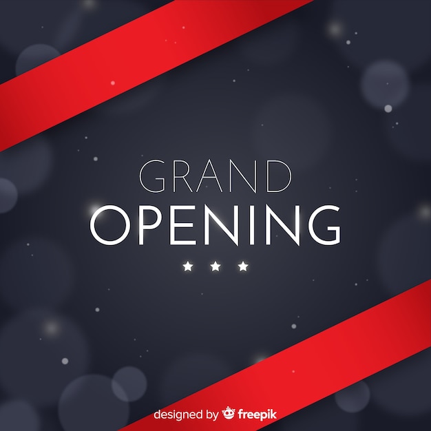 Free vector grand opening