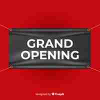 Free vector grand opening