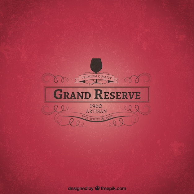 Grand reserve wine