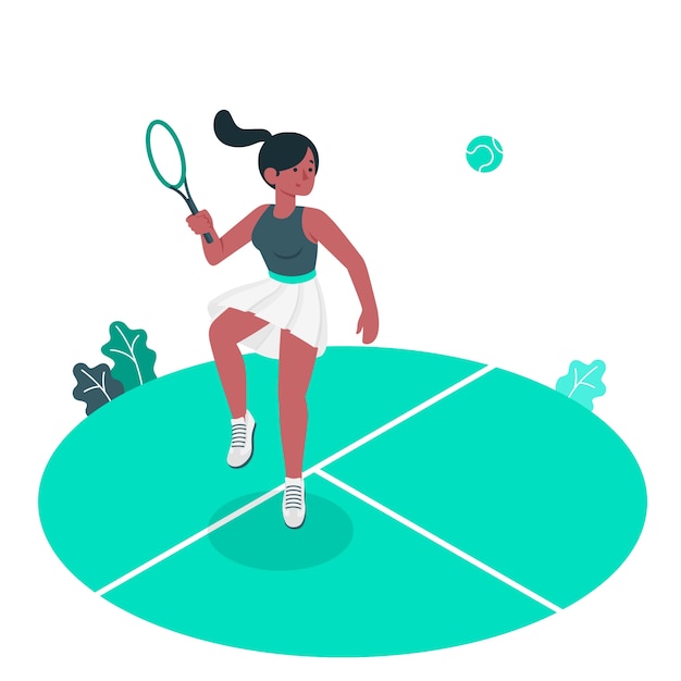 Grand slam illustration concept