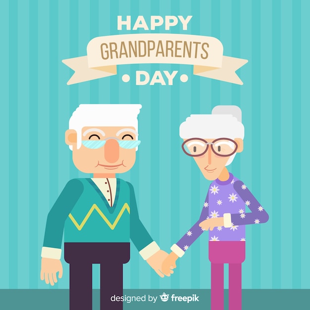 Free vector grandparents day background