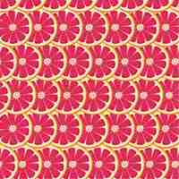 Free vector grapefruit pattern