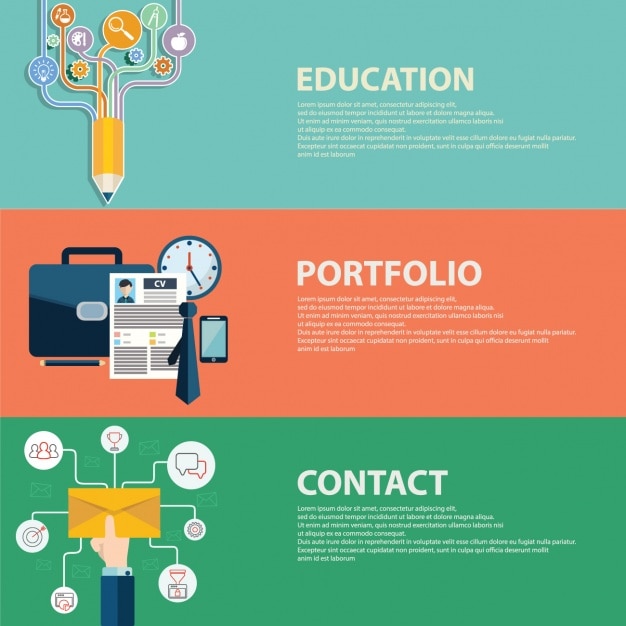 Free Vector graphic design banners colelction