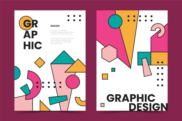 Graphic design cover collection
