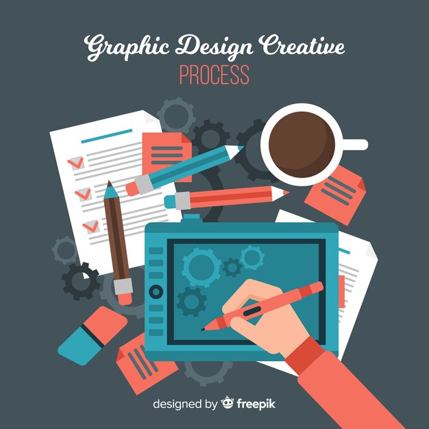 Graphic design creative process