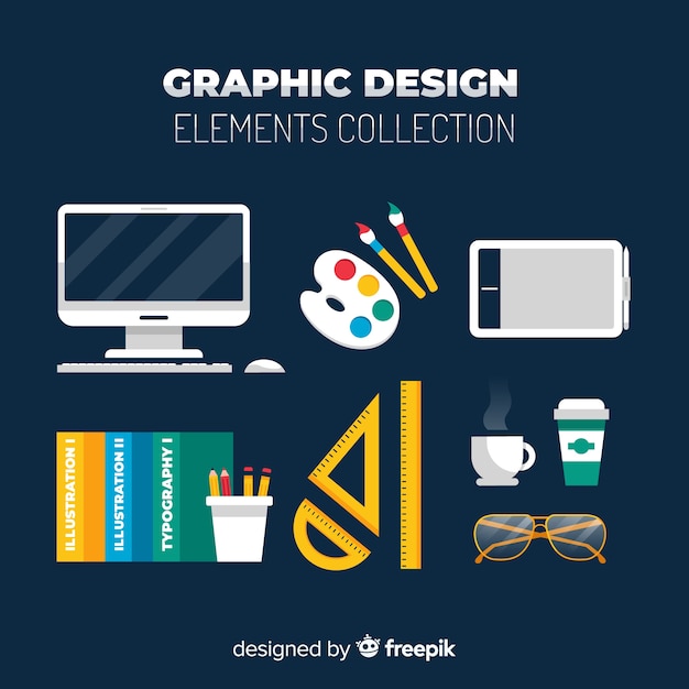 Free vector graphic design element collection