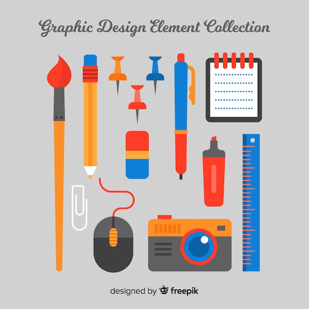 Free vector graphic design element collection