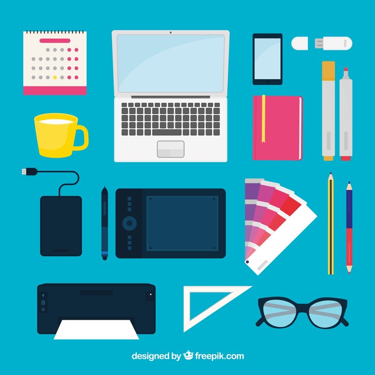 Free Vector graphic design elements collection in flat style