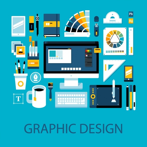 Graphic design elements collection