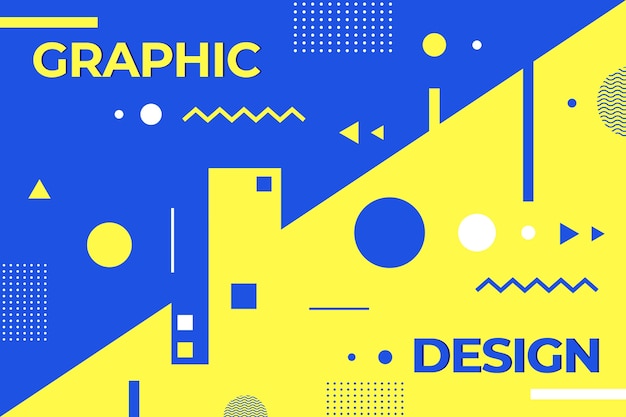 Graphic design geometric background
