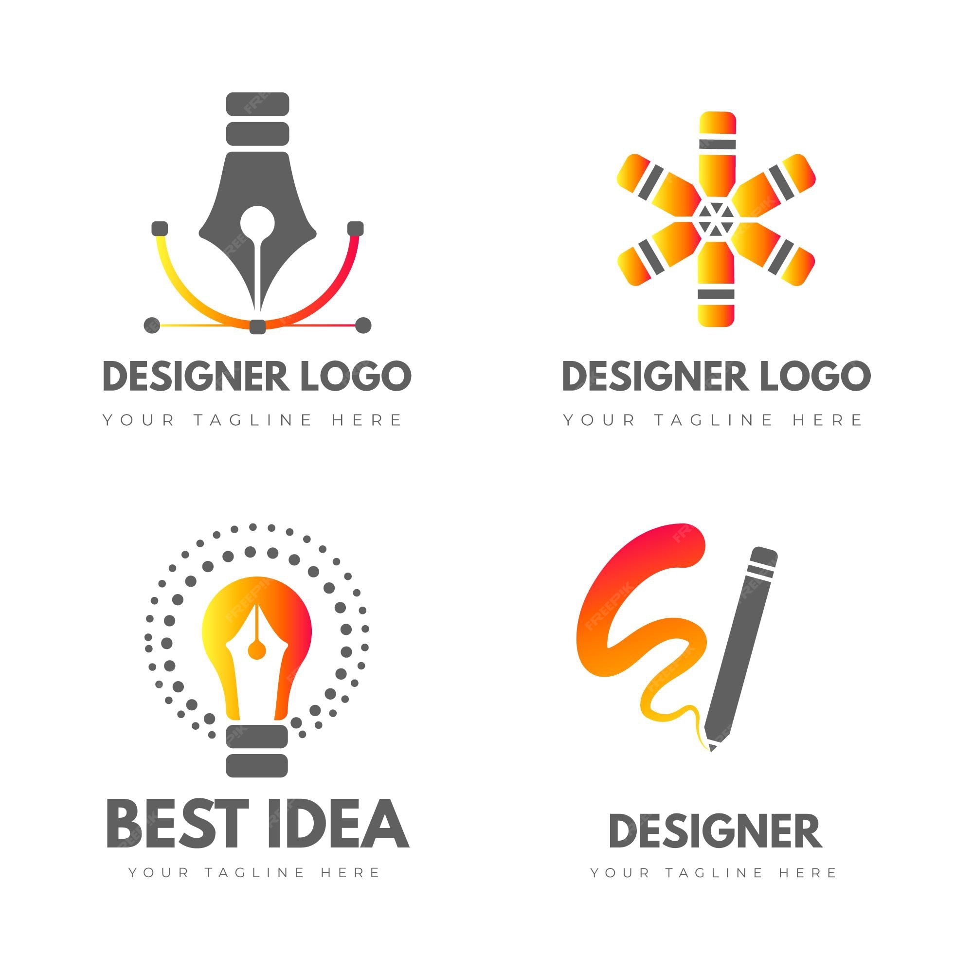 Logo concept Vectors & Illustrations for Free Download | Freepik