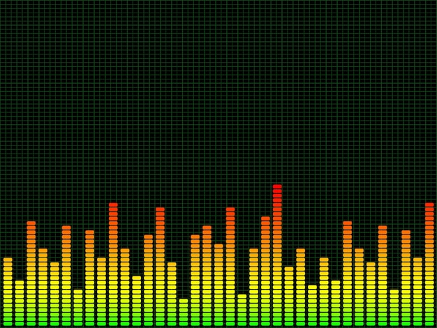 グラフィックイコライザーの背景