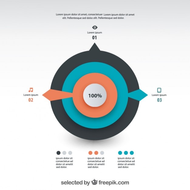 Free vector graphic with colored circles