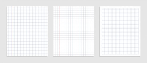 Graphical blank paper sheet set for data representation