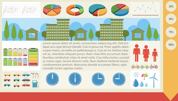 Free vector a graphical infochart