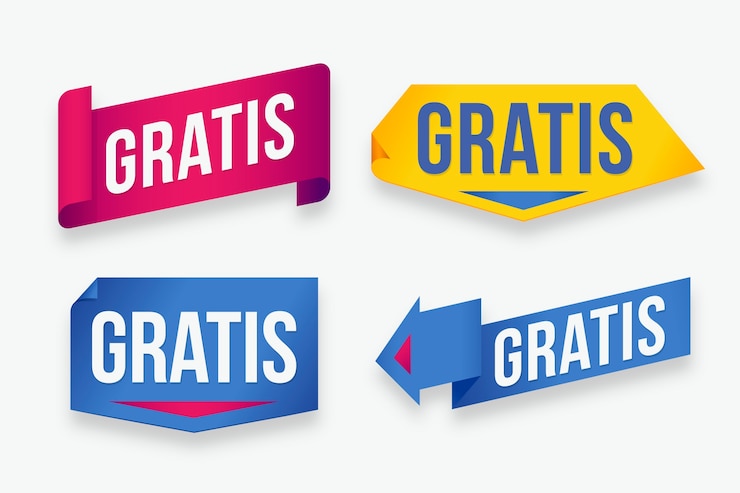 Free Vector gratis label collection design