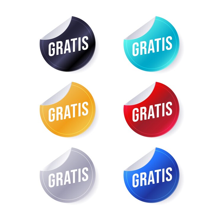 Free Vector gratis label collection design