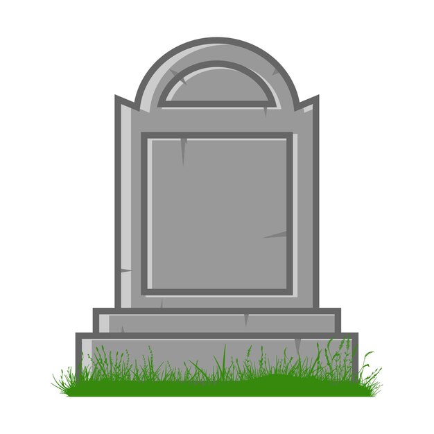 Free Vector | Graveyard with tombstones illustration