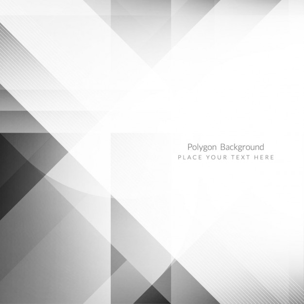 Free vector gray background with polygonal shapes