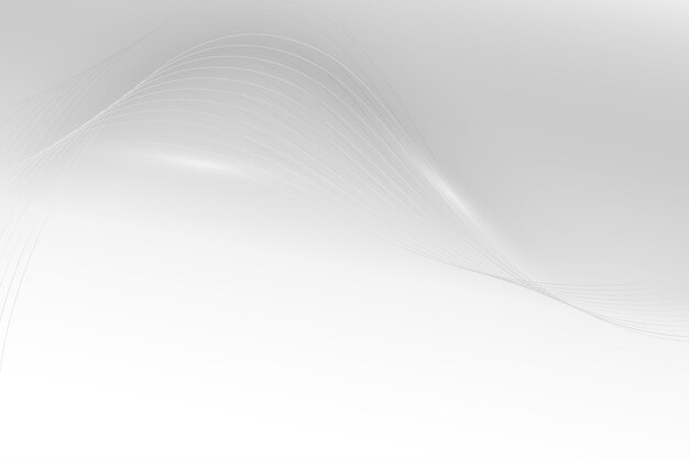 Gray background with smooth wavy lines design