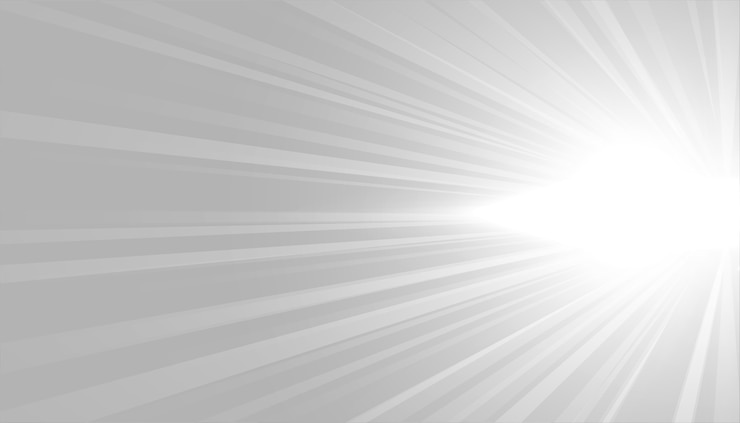 無料Vector 白い輝く光線のデザインと灰色の背景